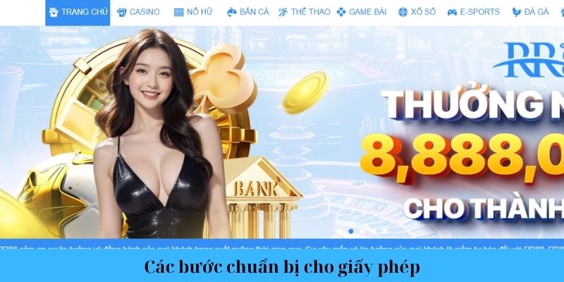 Các bước chuẩn bị cho giấy phép